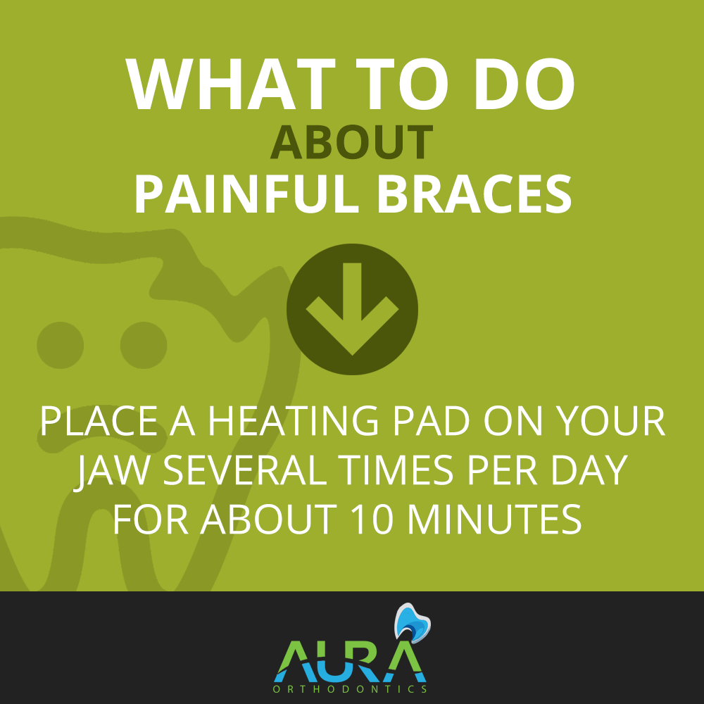 what to do about painful braces