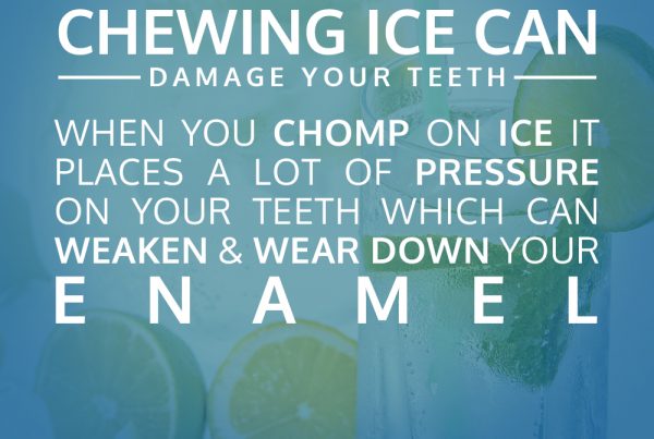 chewing on ice