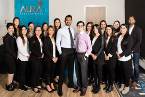 aura orthodontics team photo